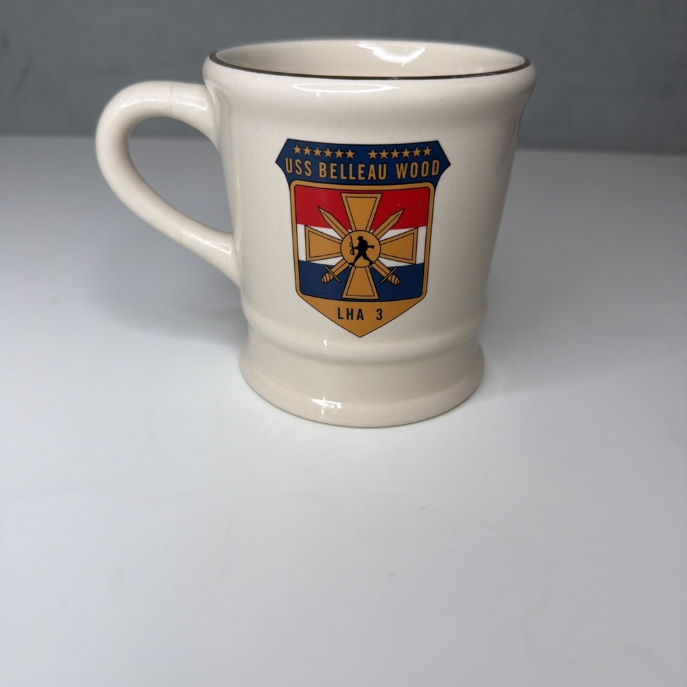 USS Belleau Wood LHA-3 US Navy Mil-Art China Career Collectibles Coffee Mug